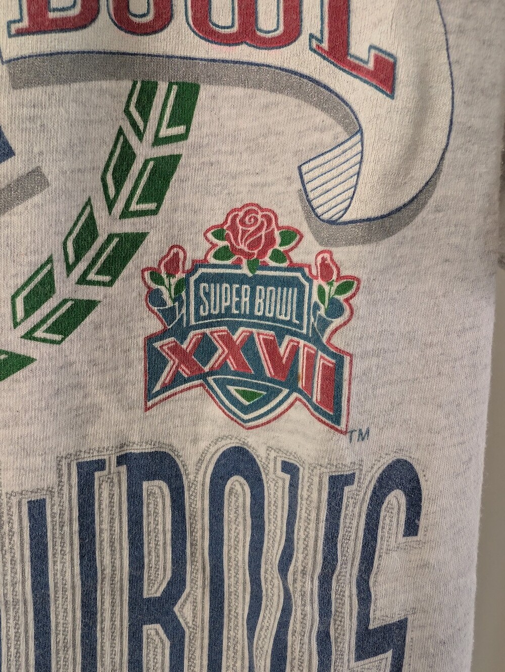 🔥Rare Vintage 1992 Dallas Cowboys NFC Champions / Super Bowl XXVII by Jerzees🔥 - Picture 3 of 12